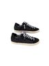 P448 Tweed Black Silver Gray Sneakers Size 10 - photo 2