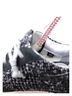 P448 Tweed Black Silver Gray Sneakers Size 10 - photo 14