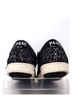 P448 Tweed Black Silver Gray Sneakers Size 10 - photo 12