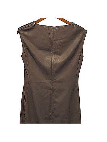 BCBGMAXAZRIA Vegan Leather Mini Dress Casual Dress (view 2)