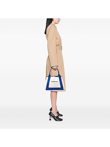Balenciaga Canvas Navy Cabas S Tote (view 2)