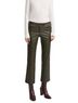 Theory 100% Leather Green Casual Pants Size 8 - photo 1