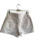 Pull&Bear White Denim Shorts Size 6 - photo 2