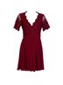 Lulus 100% Polyester Solid Burgundy Cocktail Dress Size S - photo 1