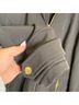 Michael Kors 97% Polyester 3% Spandex 100% Polyester Gray Coat Size M - photo 13