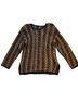 Peruvian Connection Tan Green Brown Pullover Sweater Size M - photo 1