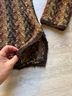 Peruvian Connection Tan Green Brown Pullover Sweater Size M - photo 12