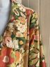 Ivy Jane 100% Cotton Floral Multi Color Coat Size L - photo 11