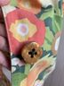 Ivy Jane 100% Cotton Floral Multi Color Coat Size L - photo 5