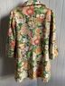 Ivy Jane 100% Cotton Floral Multi Color Coat Size L - photo 7