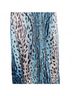 Cache 100% Polyester Animal Print Black Blue White Cocktail Dress Size 4 - photo 13