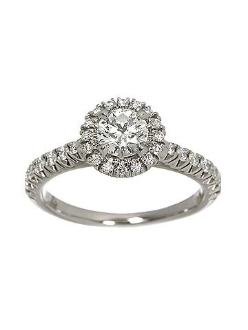 Cartier Cartier Destinee Ring, 0.42ct Diamond, E VVS1, 3EX, Platinum. (view 1)