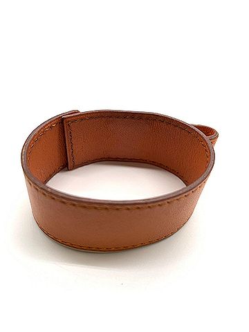 Hermès Hermes Artemis Bracelet, Orange Leather, ?D Stamp, Women's HERMES (view 2)