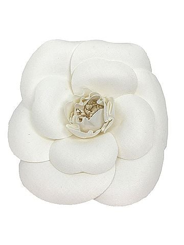 Chanel CHANEL Camellia Corsage Brooch White Chanel Women's Ceremony (view 1)