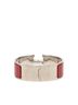 Hermès Red Hermes Clic Clac H PM Bangle Bracelet, Silver and Red Metal Enamel, Women's. One size - photo 3