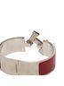 Hermès Red Hermes Clic Clac H PM Bangle Bracelet, Silver and Red Metal Enamel, Women's. One size - photo 4