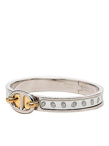 Hermès Hermes Chaine d'Ancre Mini Click PM Bracelet Bangle Silver White Gold Metal Enamel Plated Women's HERMES (view 2)