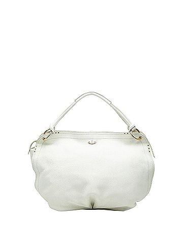 Céline Celine tote bag, white leather, women's. (view 1)
