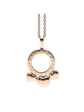 Bvlgari Bvlgari Bulgari 18KPG Pink Gold Allegra Heart Chain Pendant Necklace for Women (view 1)