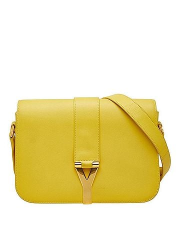 Saint Laurent Saint Laurent Y-line Crossbody Shoulder Bag, Yellow Leather, Women's SAINT LAURENT (view 1)