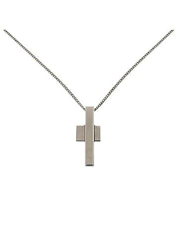 Gucci Excellent condition Gucci cross motif sterling silver 925 necklace, 1646GUCCI (view 1)