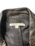 Veronica Beard 100% Leather Solid Silver Leather Jacket Size 4 - photo 3