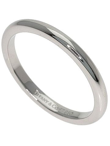 Tiffany & Co. Tiffany & Co. Stacking Band Ring, Platinum PT950, Women's Ring. (view 1)