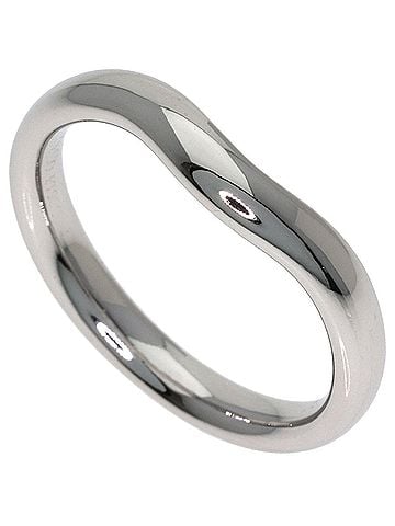 Tiffany & Co. Tiffany & Co. Curved Band Ring, Platinum PT950, Women's Ring. (view 1)