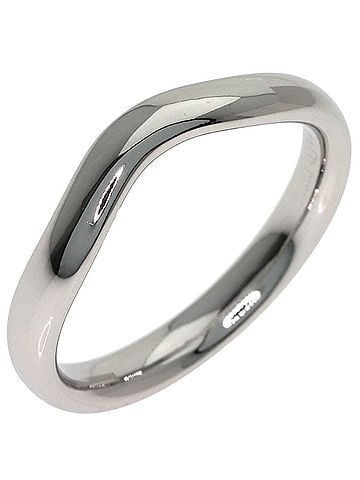 Tiffany & Co. Tiffany & Co. Curved Band Ring, Platinum PT950, Women's Ring. (view 2)