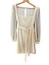 LPA 100% Polyester Ivory Cocktail Dress Size S - photo 1
