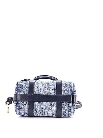 Christian Dior Groove Convertible Bowling Bag Oblique Denim 20 (view 2)