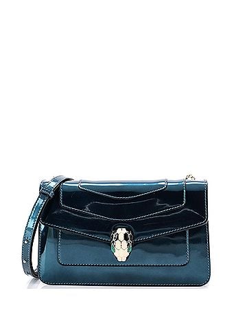 Bvlgari Serpenti Forever Shoulder Bag Patent Small (view 1)