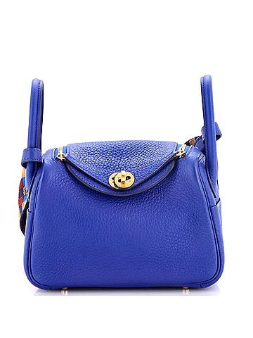 Hermès Lindy Quadrille Bag Clemence with Canvas Mini (view 1)