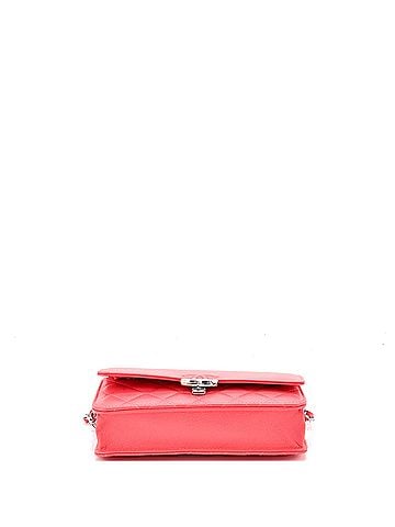 Chanel CC Box Wallet on Chain Quilted Caviar (view 2)