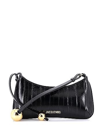 Jacquemus Le Bisou Perle Shoulder Bag Eel Skin (view 1)