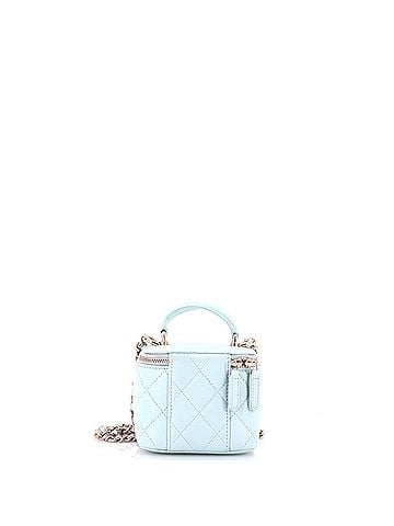 Chanel Classic Top Handle Vanity Case with Chain Quilted Lambskin Mini (view 2)
