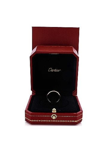 Cartier Love Wedding Band Ring 18K White Gold (view 2)