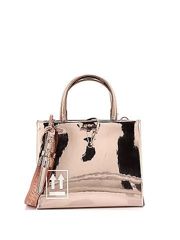 OFF-WHITE Box Tote Printed Patent Mini (view 1)