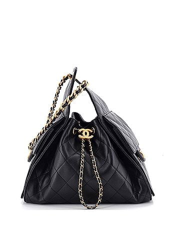 Chanel 25 Hobo Bag Quilted Caviar Small (view 1)