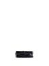 Prada 100% Leather Black Triangle Logo Chain Flap Bag Brushed Leather Small One size - photo 2