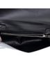 Prada 100% Leather Black Triangle Logo Chain Flap Bag Brushed Leather Small One size - photo 5
