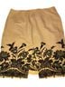 Blumarine Floral Ivory Black Formal Skirt Size 38 waist - photo 2