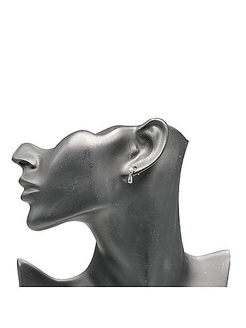 Tiffany & Co. Tiffany & Co. Teardrop Earrings, Pt950 Platinum, Diamond, Approx. 4.75g (view 2)