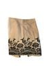 Blumarine Floral Ivory Black Formal Skirt Size 38 waist - photo 1