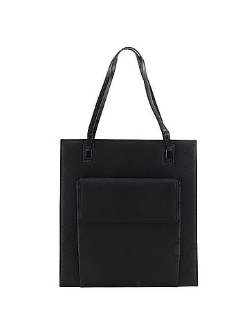 Gucci Gucci GG Tote Bag 002-1008 Nylon Canvas Black A4 Women's (view 1)