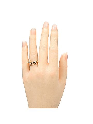 Tiffany & Co. Tiffany & Co. T-Square Wrap Ring, 18K Pink Gold, Diamond, Approx. 7g. (view 2)