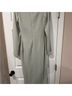Suboo 60% Polyester 40% Acetate 100% Polyester Green Casual Dress Size S - photo 5