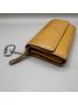 Coach 100% Leather Solid Tan Silver Leather Wallet One size - photo 13