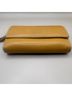 Coach 100% Leather Solid Tan Silver Leather Wallet One size - photo 4