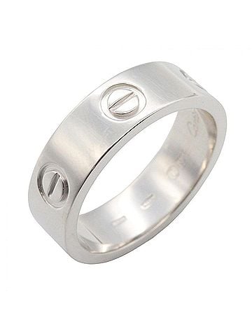 Cartier Cartier Love Ring, 18K White Gold (18KWG), Silver Tone, B4084700 (Men's/Women's) (view 1)